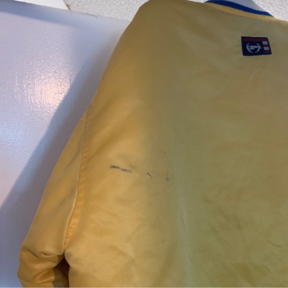 PHAT Farm Varsity Jacket. Warriors colors. Gold and Blue. size small - Picture 12 of 15
